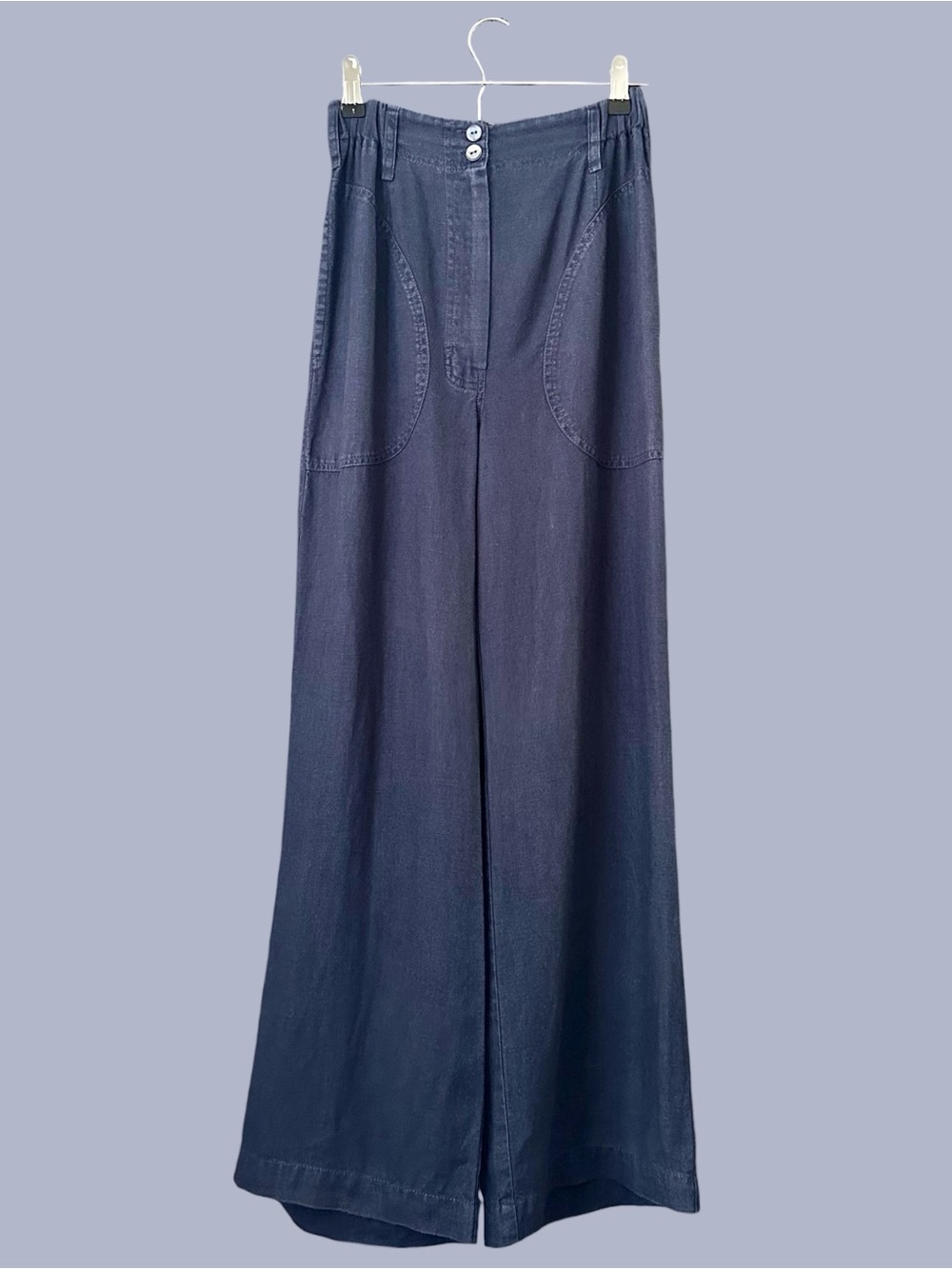 notPerfectLinen High Waisted Sarah Women’s Linen Pants with Big Pockets size XS